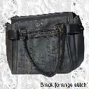 Black [orange stitch]