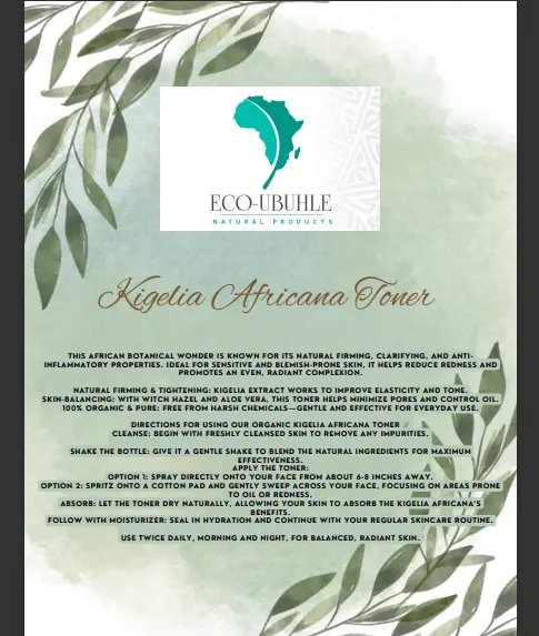 Kigelia Africana Toner